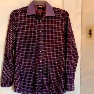 SAND beautiful purple mens dress shirt.